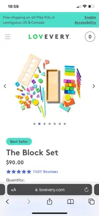 Lovevery block set