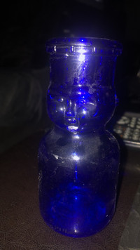 Estate sale vintage cobalt blue collectible bottles over 200