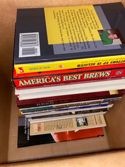 Beer travel, brewing and history related books, View more