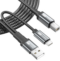 Printer Cable 10FT USB Printer Cable, Premium Durable USB 3.0