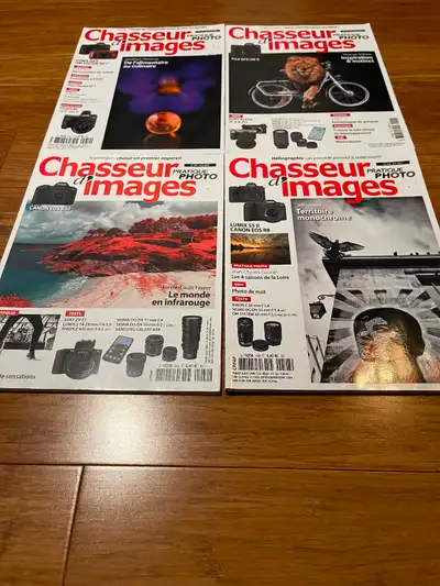 Magasines Chasseur d’images (Photographie) 448, 449, 452 et 453., View more