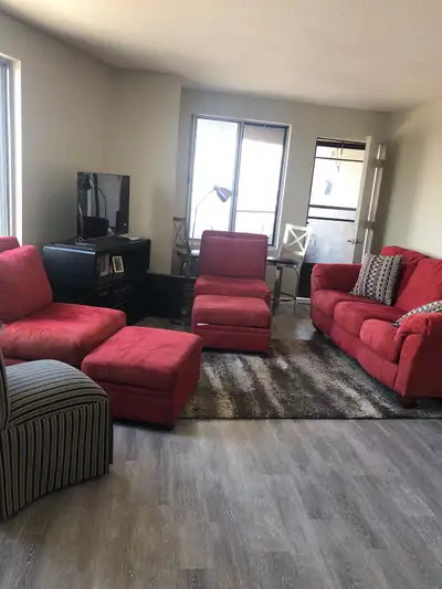 couch and chairs , View more