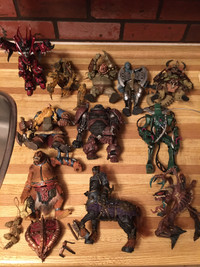TOY McFARLANE + OTHER ACTION FIGURES-11 TOTAL