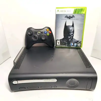 This pre-owned Microsoft Xbox 360 console is a classic gaming system perfect for reliving your favor...