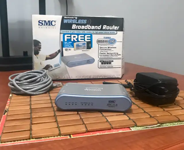 SMC Barricade wireless router for sale.  in Networking in Leamington - Image 2
