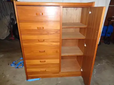 Solid teak cabinet for bedroom, View more