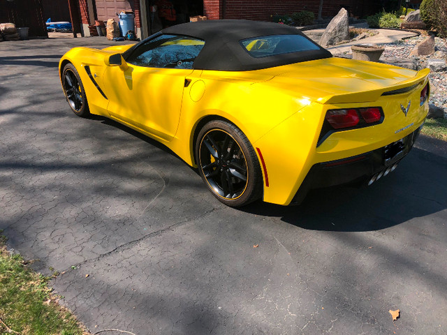 2019 Corvette Stingray Z51 2LT convertible in Cars & Trucks in Chatham-Kent - Image 3