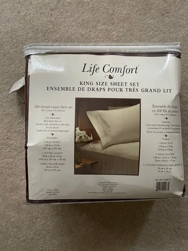 Bed Sheet King Size Sets Brand New. in Beds & Mattresses in Burnaby/New Westminster - Image 2