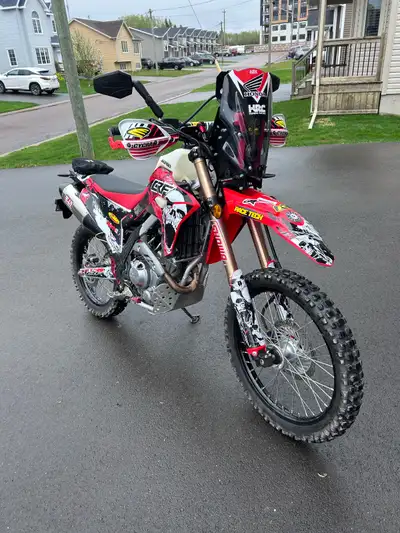 Selling my Honda CRF300L, an adventure-ready motorcycle with enhanced features for both on and off-r...