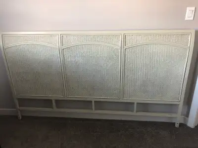 Good headboard purchased at Pier One. Paint to suit
