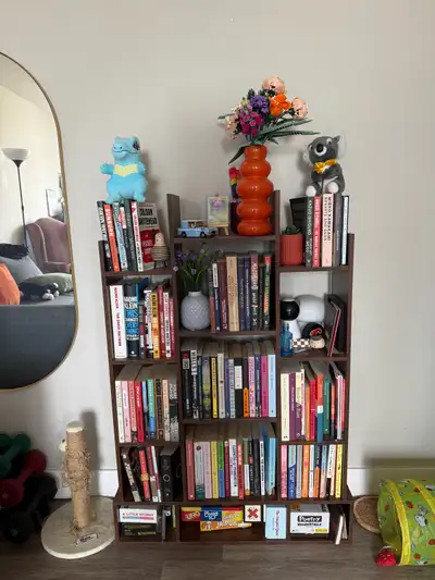 Brown Bookshelf, View more