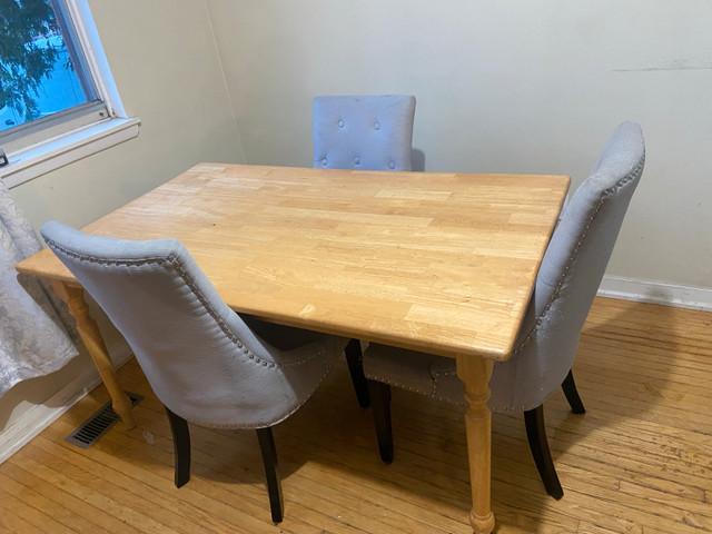 Dining table with chairs, 2 Couches, Book shelf for only $50 in Multi-item in City of Toronto - Image 4