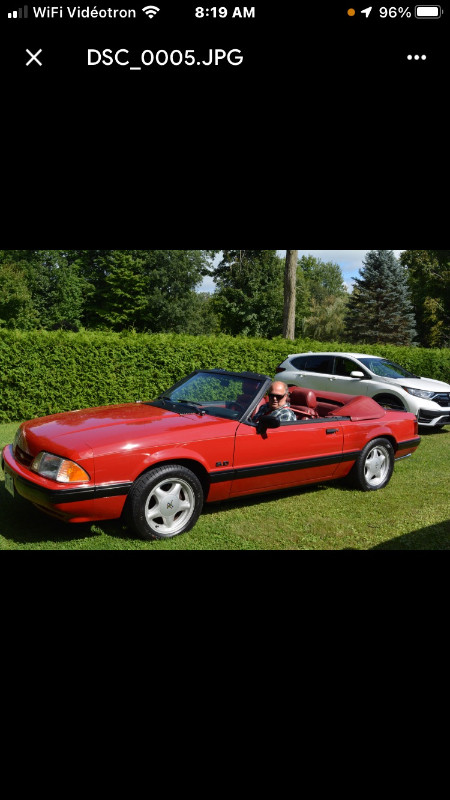 1989 Mustang Lx Convertible in Classic Cars in Ottawa - Image 3