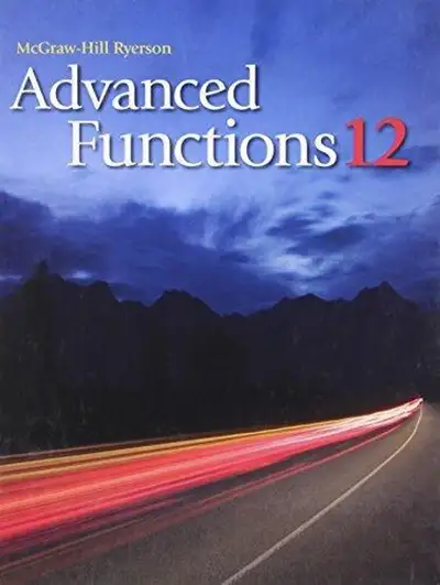 Advanced Functions 12 by Speijer 9780070266360, View more