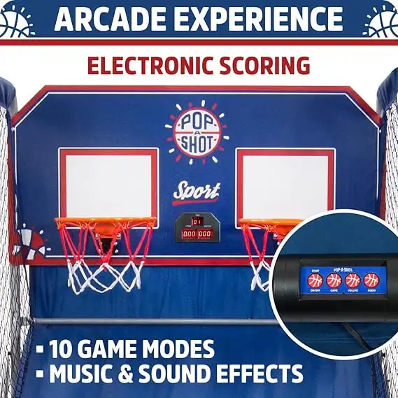 New Pop-A-Shot Dual Shot Sport Arcade Basketball Game Tables in Other in City of Toronto - Image 4