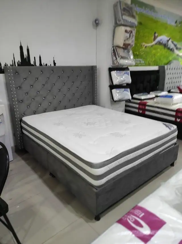 Matelas et Cadre de Lit Confort Premium – Livraison Gratuite & P in Beds & Mattresses in City of Montréal - Image 2