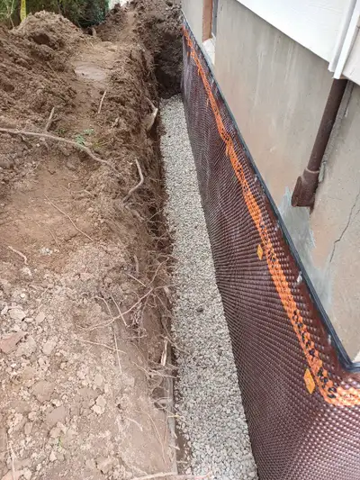 Waterproofing, leaky , wet basement crack repair, View more