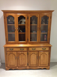 Hutch and table with chairs