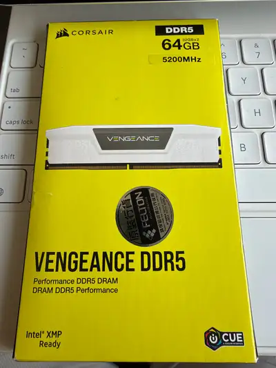 CORSAIR Vengeance DDR5 RAM 64GB (2x32GB) 5200MHz CL40, View more