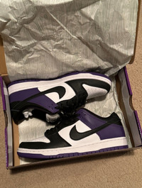 Nike SB Dunk Court Purple size 9.5