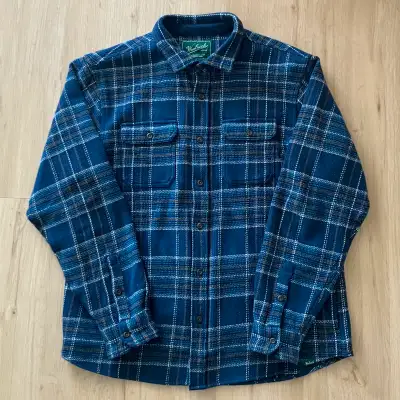 Woolrich The Green Label Collection Men's Large Flannel Plaid Sh, View more