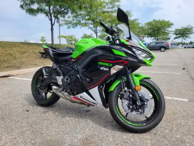 Selling my 2021 Kawasaki Ninja 650 KRT Edition with ABS, a sporty and reliable motorcycle featuring...