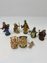 Vintage Nativity Scene Figurines - Made in Italy 