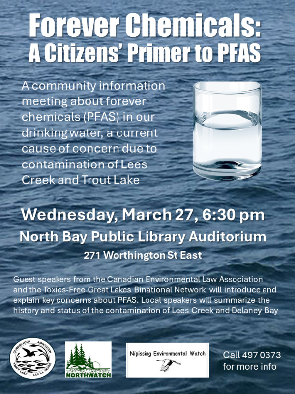 Forever Chemicals: A Citizens’ Primer to PFAS in Events in North Bay