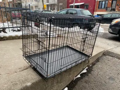 TUFF Crate Steel Pet Animal Cage Dog Cat Etc. 36"Lx25"H x23"W, View more