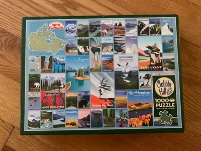 National Parks & Reserves of Canada- Cobble Hill Puzzle 1000 pc, View more