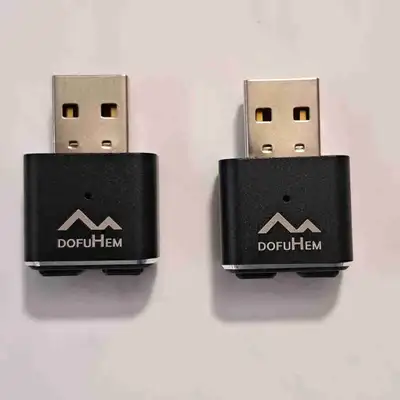 Metal Mouse Jiggler, USB Mouse Mover Undetectable, Automatic 2 Pack DOFUHEM