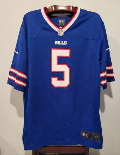 NIKE ON FIELD TYROD TAYLOR BUFFALO BILLS HOME JERSEY SIZE XL Brand: Nike Team: Buffalo Bills Player:...
