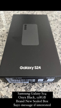 Brand New Samsung Galaxy S24 128GB