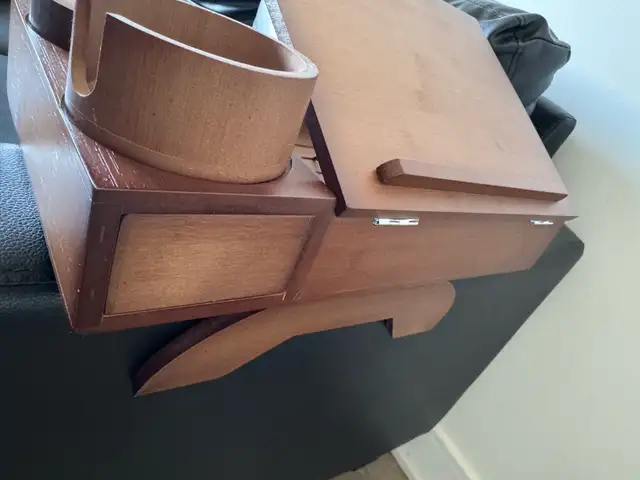 Wooden Couch Armrest Tray Table in Coffee Tables in Ottawa - Image 8
