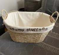 BASKET FOR PUPPY TOYS (Small-Sized)