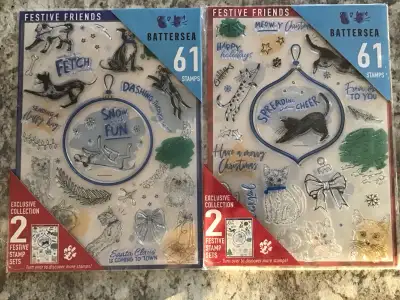 Battersea Festive Friends Stamp Set, View more