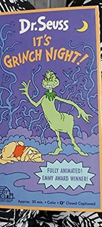 Dr. Seuss-IT'S GRINCH NIGHT VHS   tape