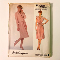Vintage Vogue Patterns American Designer Adele Simpson 2920