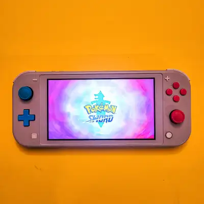 Nintendo Switch Lite Pokemon Zacian and Zamazenta Edition, View more