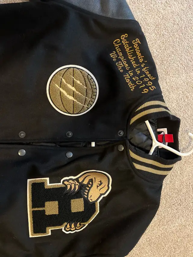Toronto Raptors x Mitchell & Ness (HWC) Varsity Jacket in Men's in London - Image 5