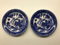 Blue Willow Saucers - Set of 2 - Made in Japan