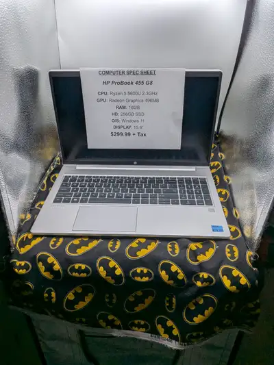 HP ProBook 455 G8 Laptop Computer (#18949), View more