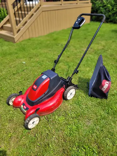20 Inch - Cordless Lawn Mower Just plug in to charge. Works great!