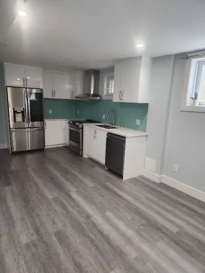 Beautiful basement apartment for rent in a newly built home in Etobicoke. Two bedroom, one bath, lau...
