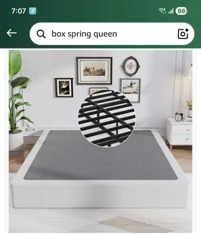 Queen sized Metal Box Springk, View more
