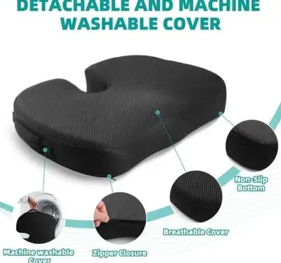 Dr Pillow Supa Modern Comfort Office Cushion Set with Half Moon, View more