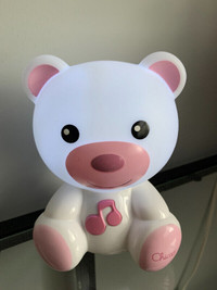 Chicco baby bear - pink - nightlight with songs