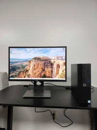 Powerfull Budget Desktop + Monitor DELL  Optiplex 3060