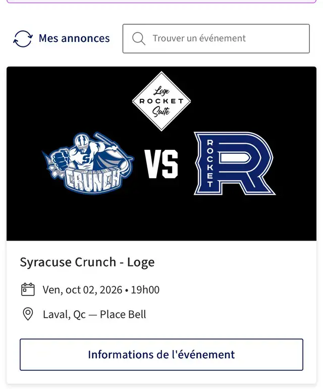Laval Rocket vs. Crunch Box