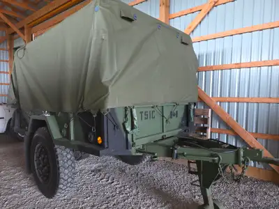 M104 CDN 3 trailer, clean and very good condition all around and complete . Tires like new. Michelin...